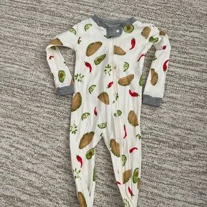 BurtsBees 18M Taco Footie NWOT